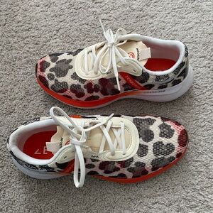 Cole Haan Leopard Print Sneakers - Red and Black